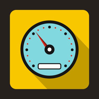 Spor hız göstergesi simgesi, düz stil