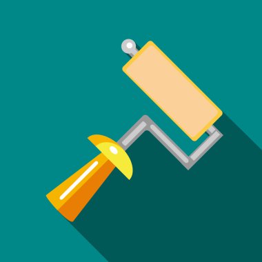 Araç roller simgesini, düz stil