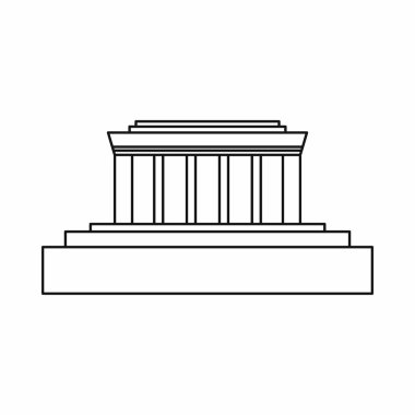 Bina simgesini, anahat stili