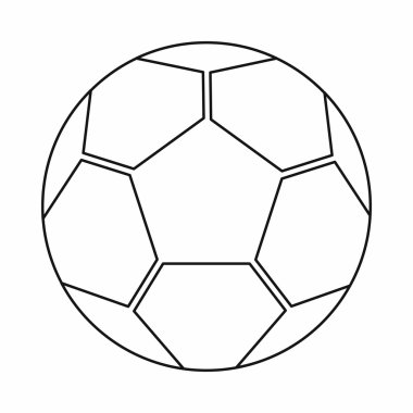 Futbol topu simgesi, dış hat biçimi