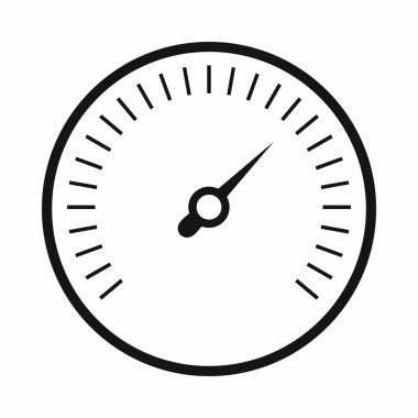 Hız göstergesi simgesi, basit tarzı