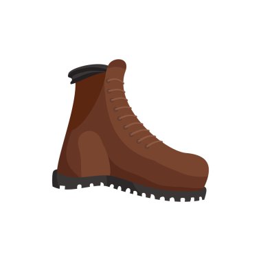 Avcılık çizmeler simgesi, karikatür tarzı