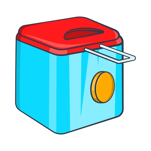 Pictograma Fryer, stil desene animate — Vector de stoc