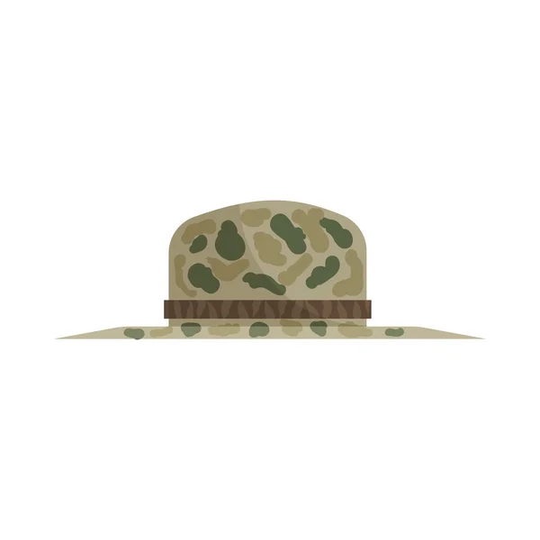 Chapeau de chasseur icône, style dessin animé — Image vectorielle