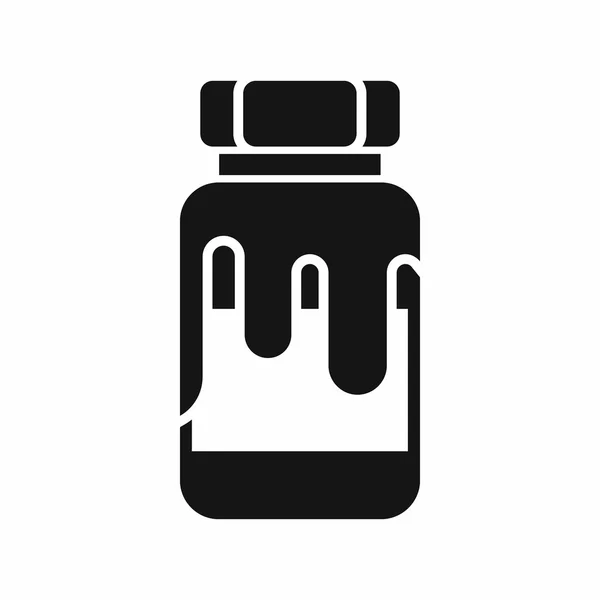 Plastová nádoba s ikonou kvaš — Stockový vektor