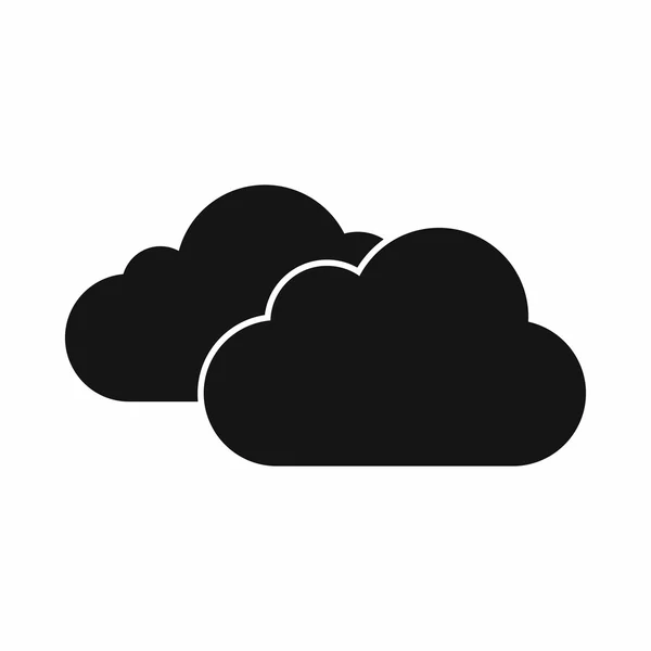 Clouds icono, estilo simple — Archivo Imágenes Vectoriales