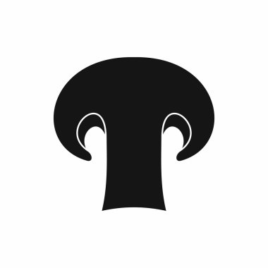 Champignon mantar simgesi, basit tarzı