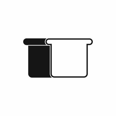 Beyaz ekmek simgesi, basit tarzı