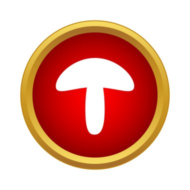 Basit tarzı mantar simgesi