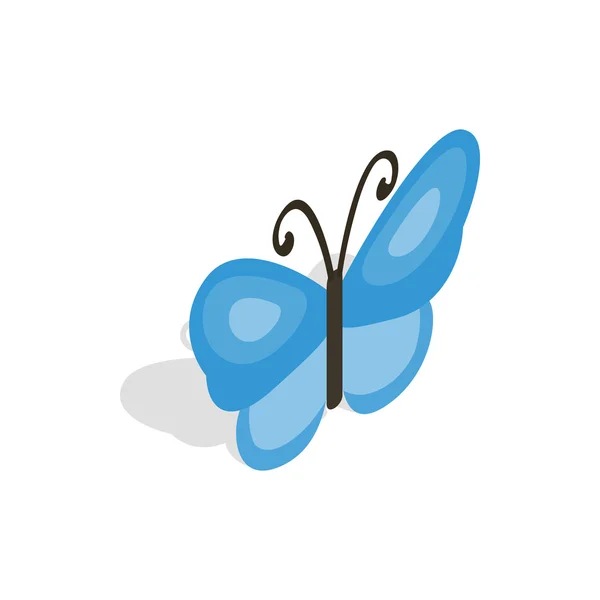 Icono de mariposa, estilo isométrico 3d — Vector de stock