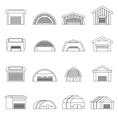 Hangar Icons set, anahat ctyle
