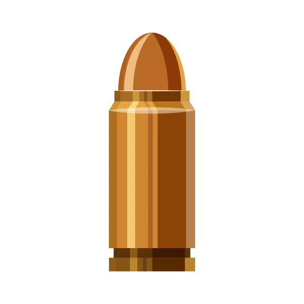 Bullet icon in cartoon style — Stock Vector