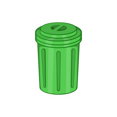 Çöp kutusu simgesi, çizgi film biçimi