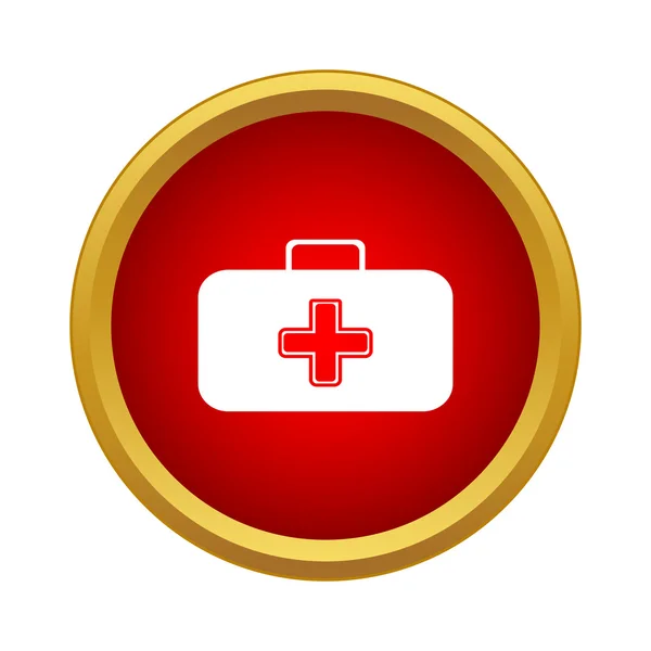 First aid case icon, simple style — Stock Vector