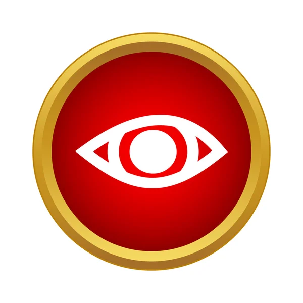 Icono de ojo, estilo simple — Vector de stock