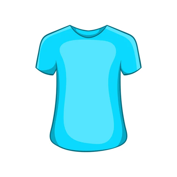 Heren zomer t-shirt pictogram, cartoon stijl — Stockvector