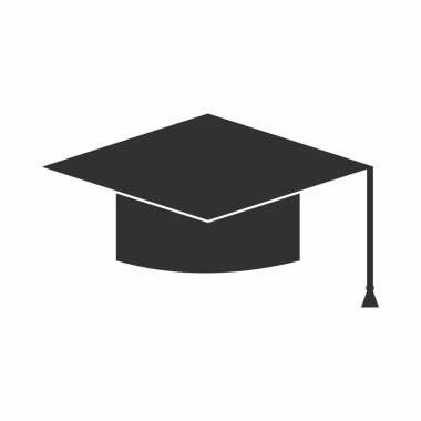 Mezuniyet kap simgesi, basit tarzı