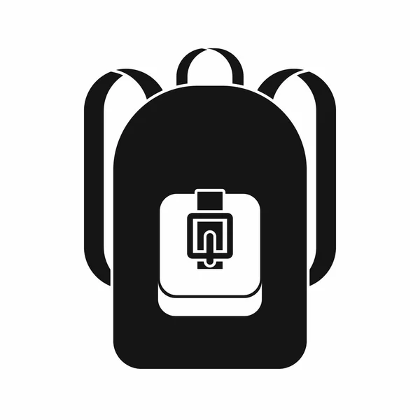 Icono de mochila, estilo simple — Archivo Imágenes Vectoriales