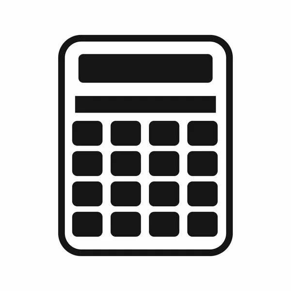 Ícone da calculadora, estilo simples — Vetor de Stock