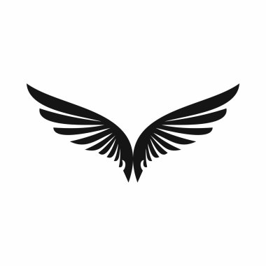 Kanat simgesi, basit tarzı