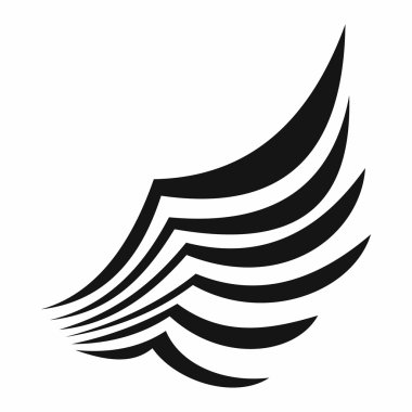 Kanat simgesi, basit tarzı