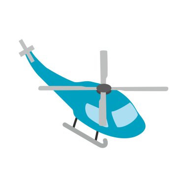 Helikopter simgesi, izometrik 3d stili