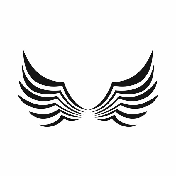 Піктограма крила, простий стиль — стоковий вектор