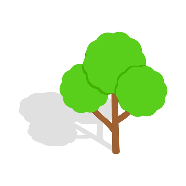 Tree icon, isometric 3d style — Stock Vector