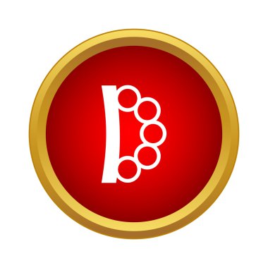 Knuckledusters simgesi basit tarzı