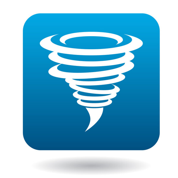 Hurricane icon in simple style