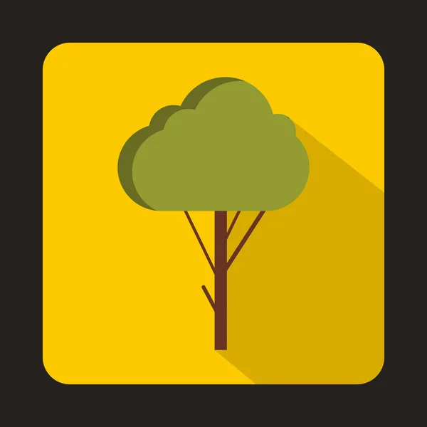 Icono de árbol, estilo plano — Vector de stock