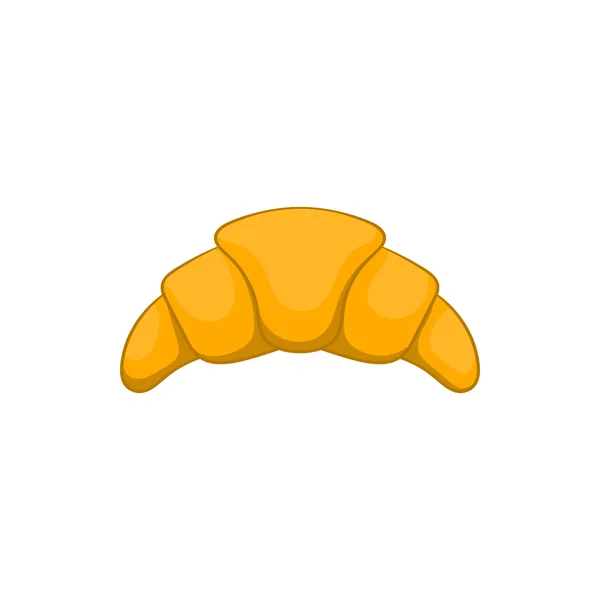 Croissant icono en estilo de dibujos animados — Vector de stock