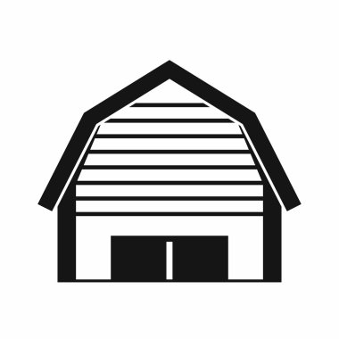 Yüksek garaj simgesi, basit tarzı