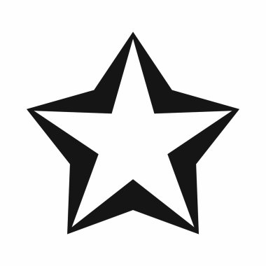 Yıldız simgesi, basit tarzı