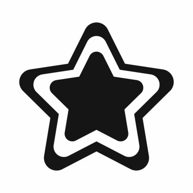 Yıldız simgesi, basit tarzı