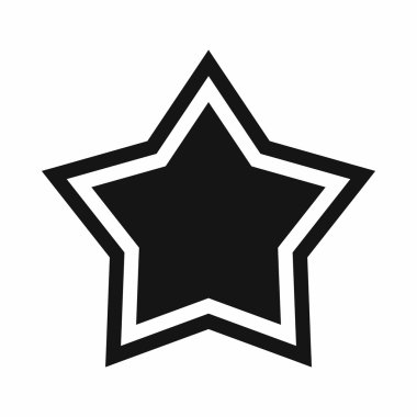 Yıldız simgesi, basit tarzı