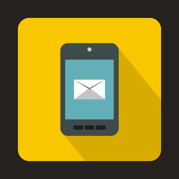 Smartphone με email σύμβολο στο εικονίδιο οθόνης — Διανυσματικό Αρχείο