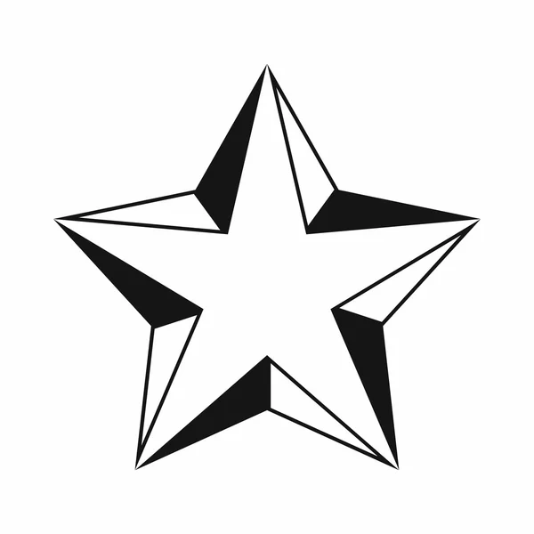 Star icon, simple style — Stock Vector