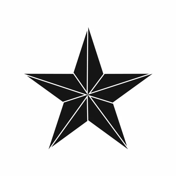 Star icon, simple style — Stock Vector