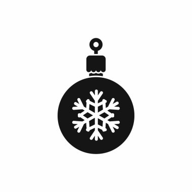 Noel ağacı simgesini, basit tarzı için topu