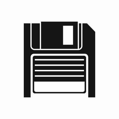 Manyetik disket simgesini, basit tarzı