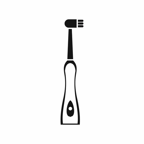 Elektrik diş fırçası simgesi, basit biçim — Stok Vektör