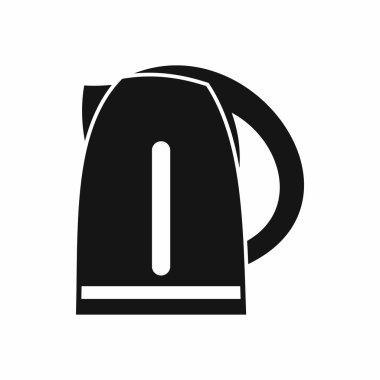 Elektrikli su ısıtıcısı simgesi, basit tarzı