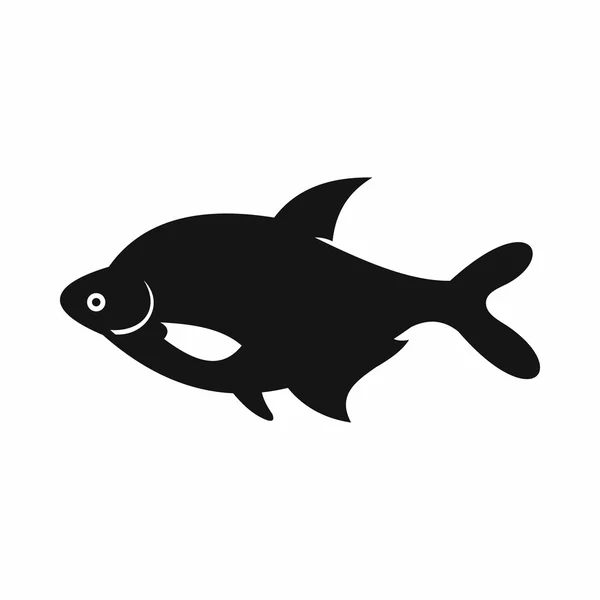 Ícone de peixe, estilo simples — Vetor de Stock