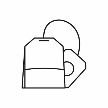 Teabag simgesi, anahat stili