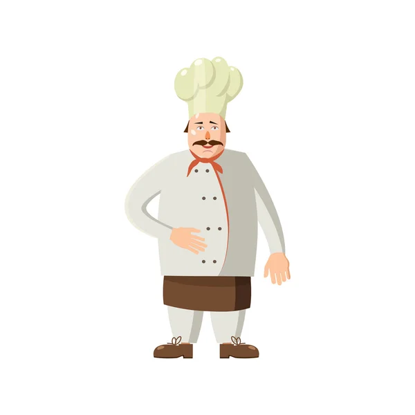 Ícone de Chef em estilo cartoon — Vetor de Stock