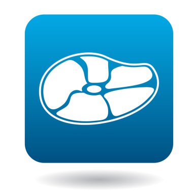 Biftek simgesi basit tarzı