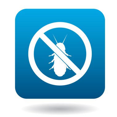 Basit tarzı yok termit işareti simgesi