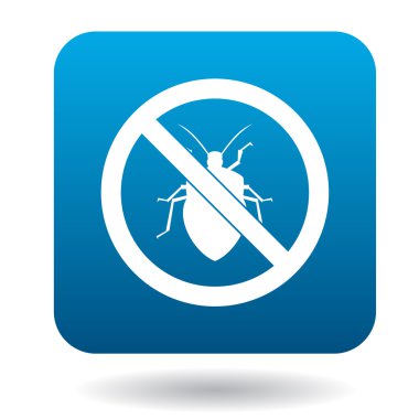 Hiçbir hata işareti simgesi basit tarzı