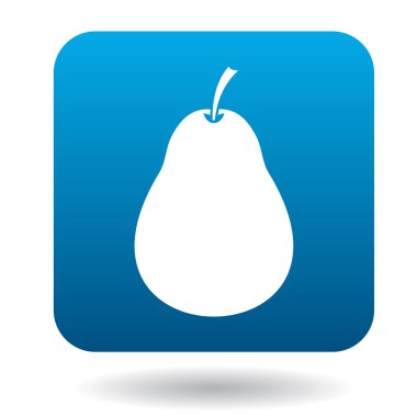 Düz stil simgesinde armut